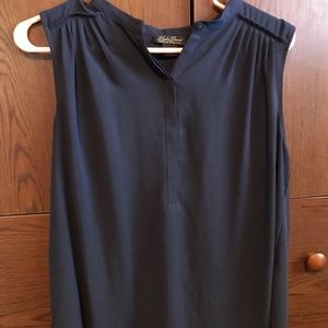 Lucky brand navy blouse